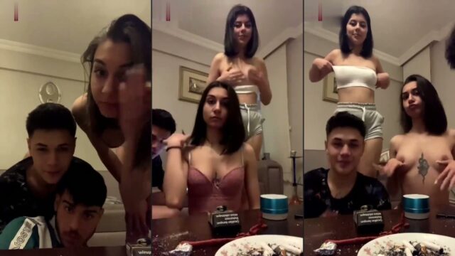 Ceyda sevim liseli gençler evde gangbang sikiş deniyor